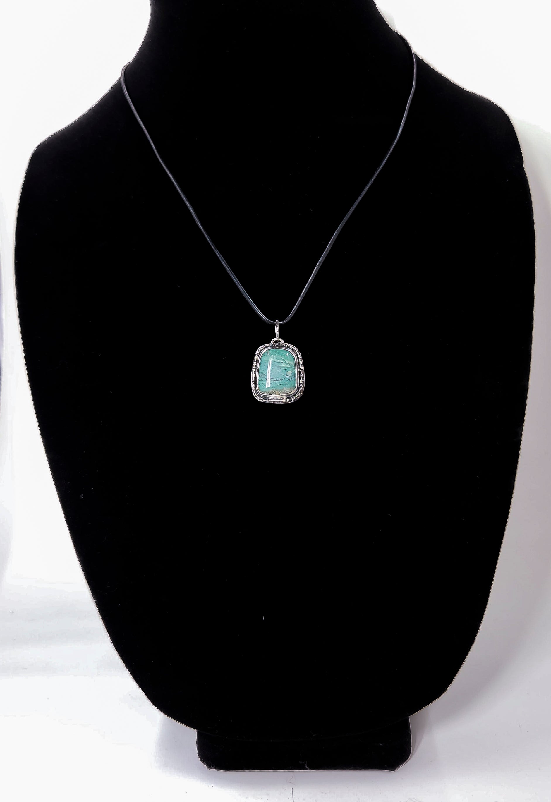 Chrysoprase Pendant Set in Sterling Silver