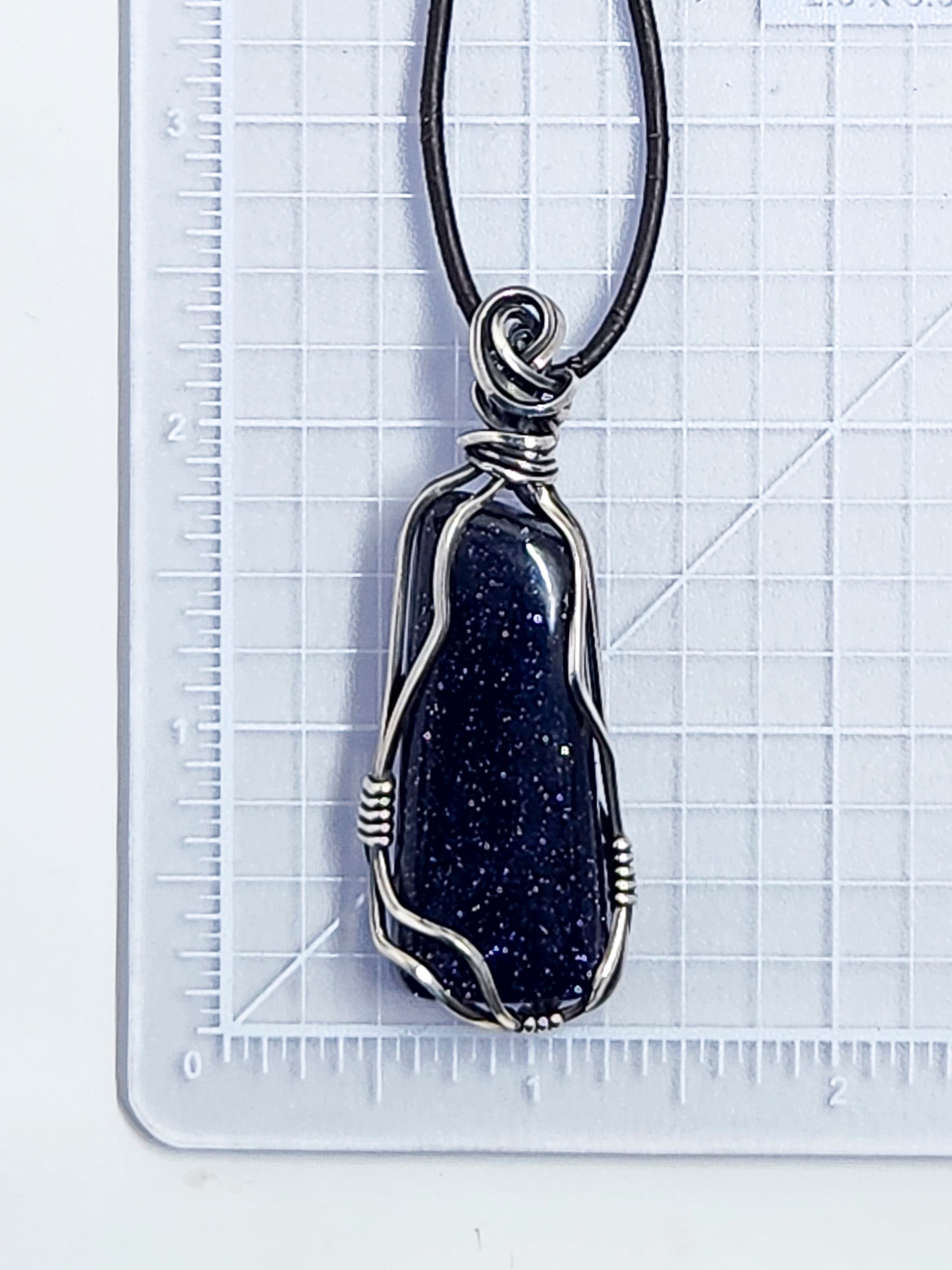 Galaxy Stone Pendant Set in Sterling Silver