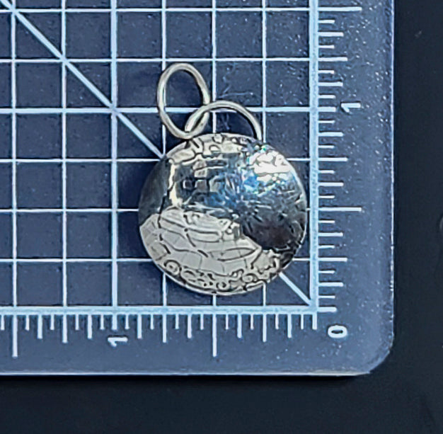 Sterling Silver Celestial Medallion Pendant