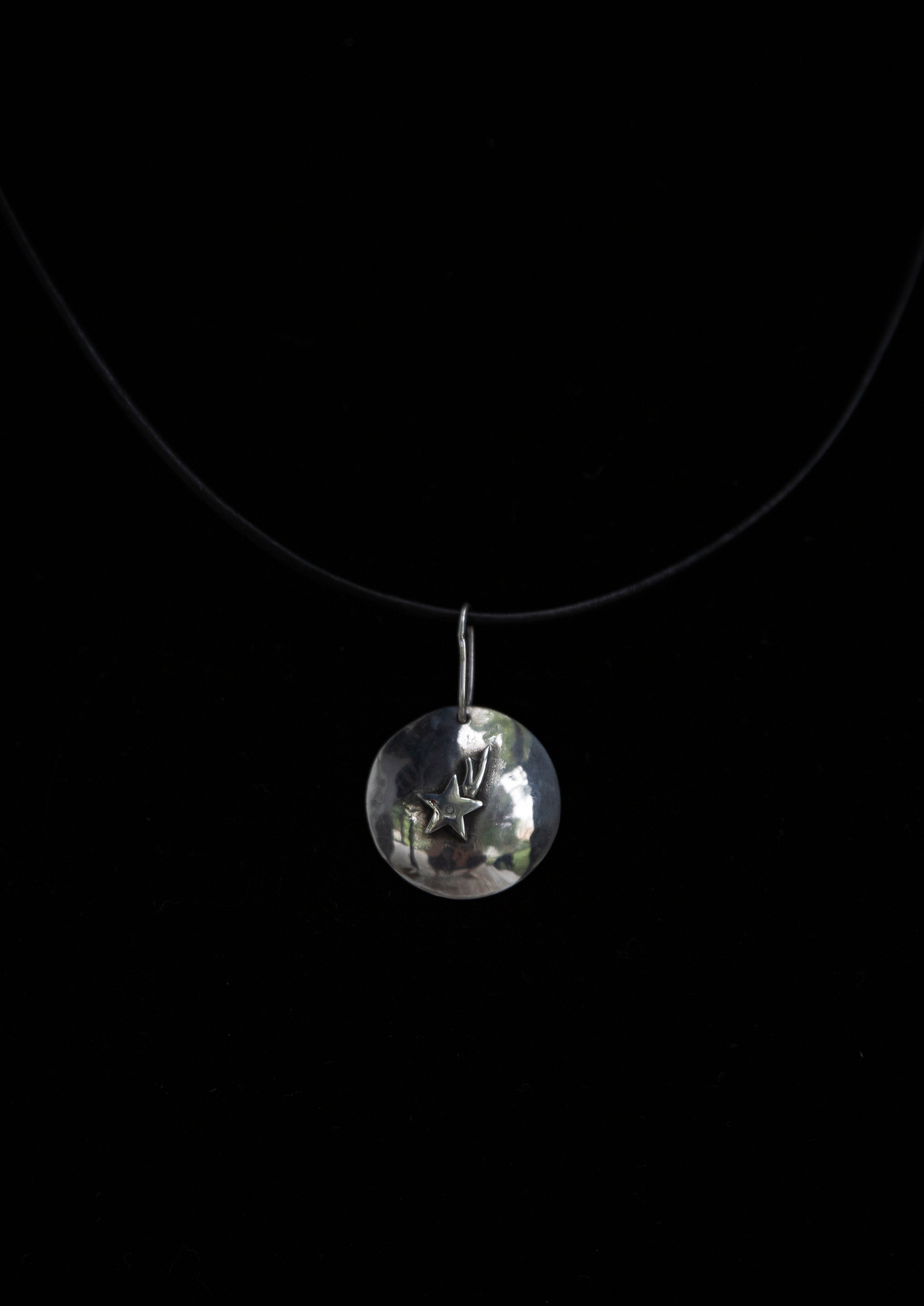 Sterling Silver Celestial Medallion Pendant