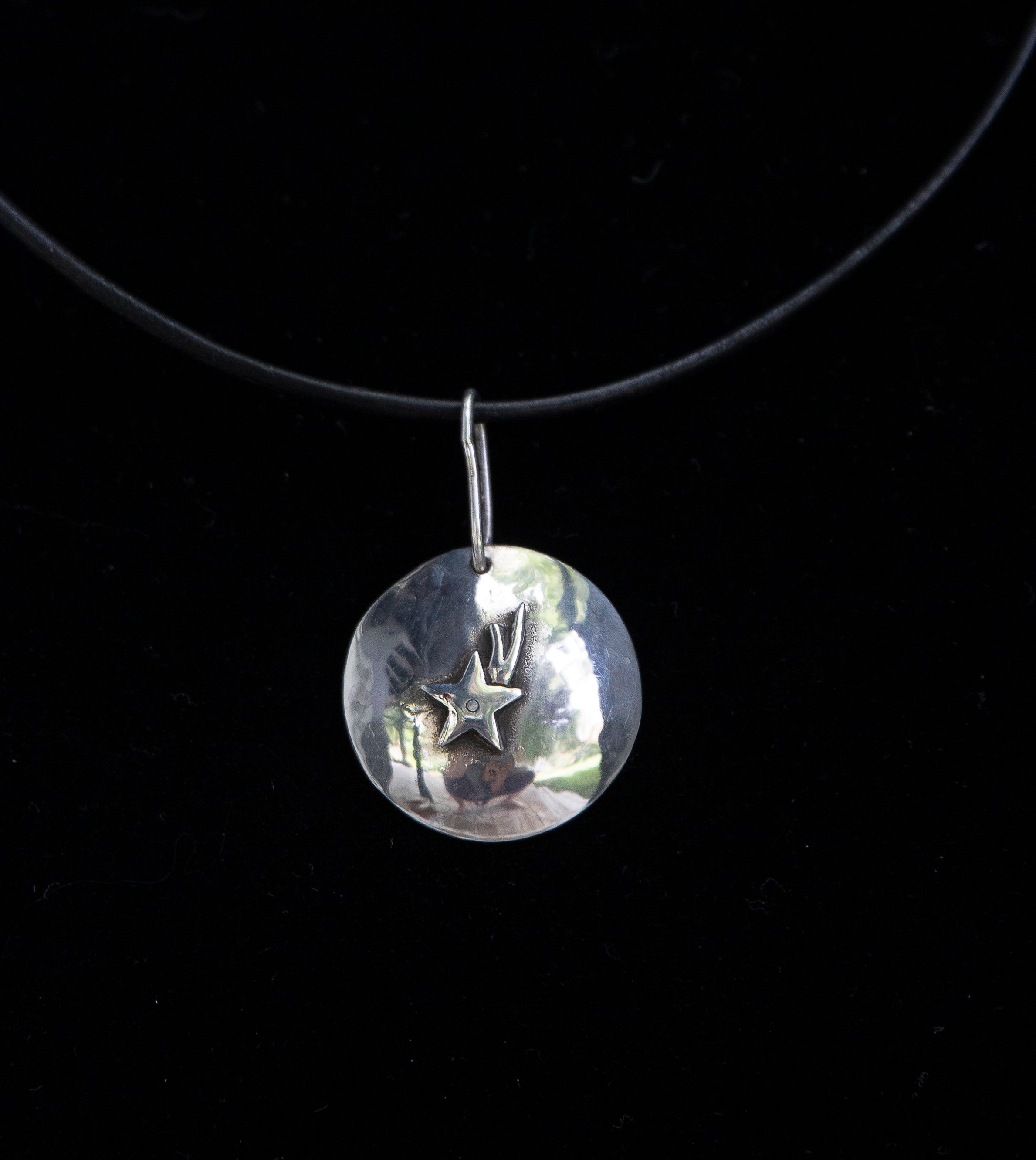 Sterling Silver Celestial Medallion Pendant