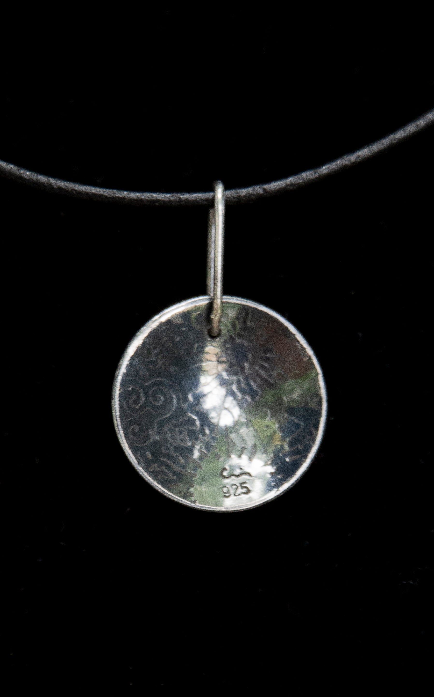 Sterling Silver Celestial Medallion Pendant