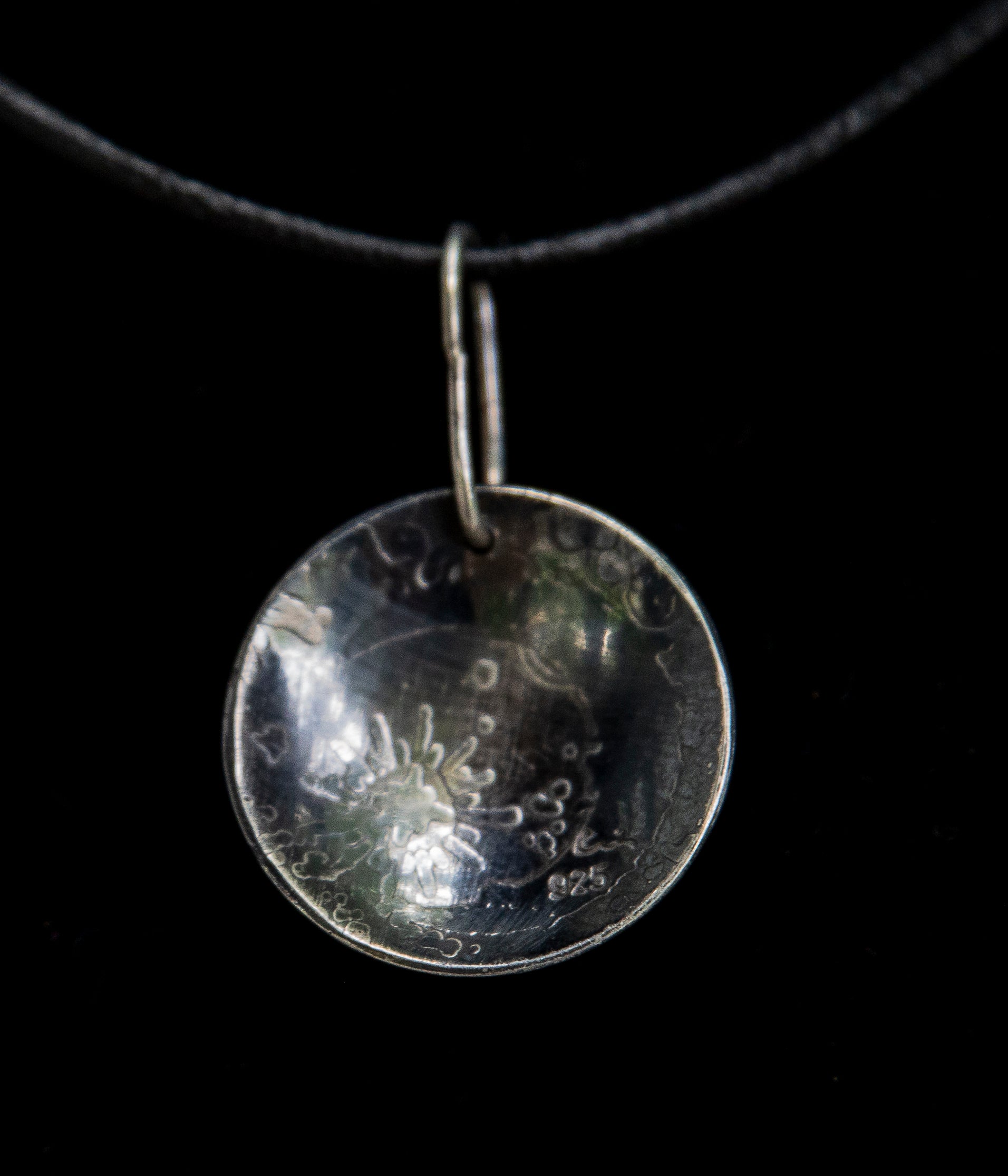 Sterling Silver Celestial Medallion Pendant