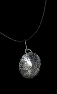 Sterling Silver Celestial Medallion Pendant