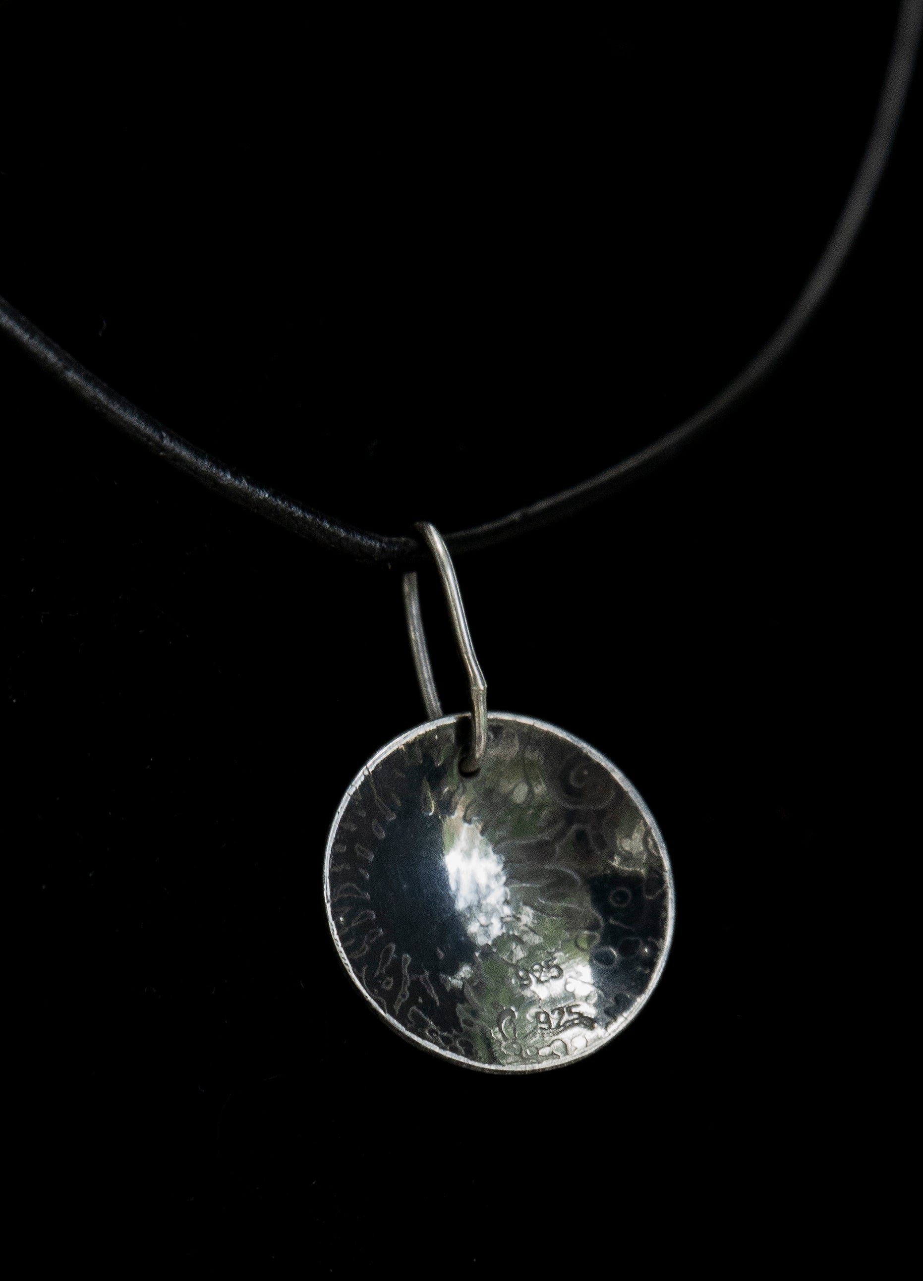 Sterling Silver Celestial Medallion Pendant