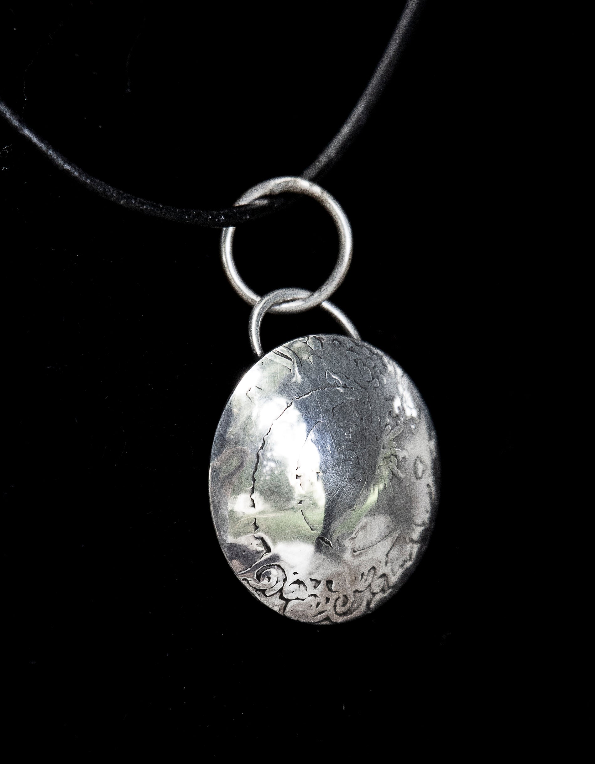 Sterling Silver Celestial Medallion Pendant