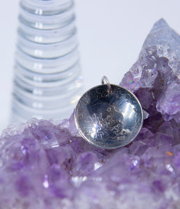 Sterling Silver Celestial Medallion Pendant