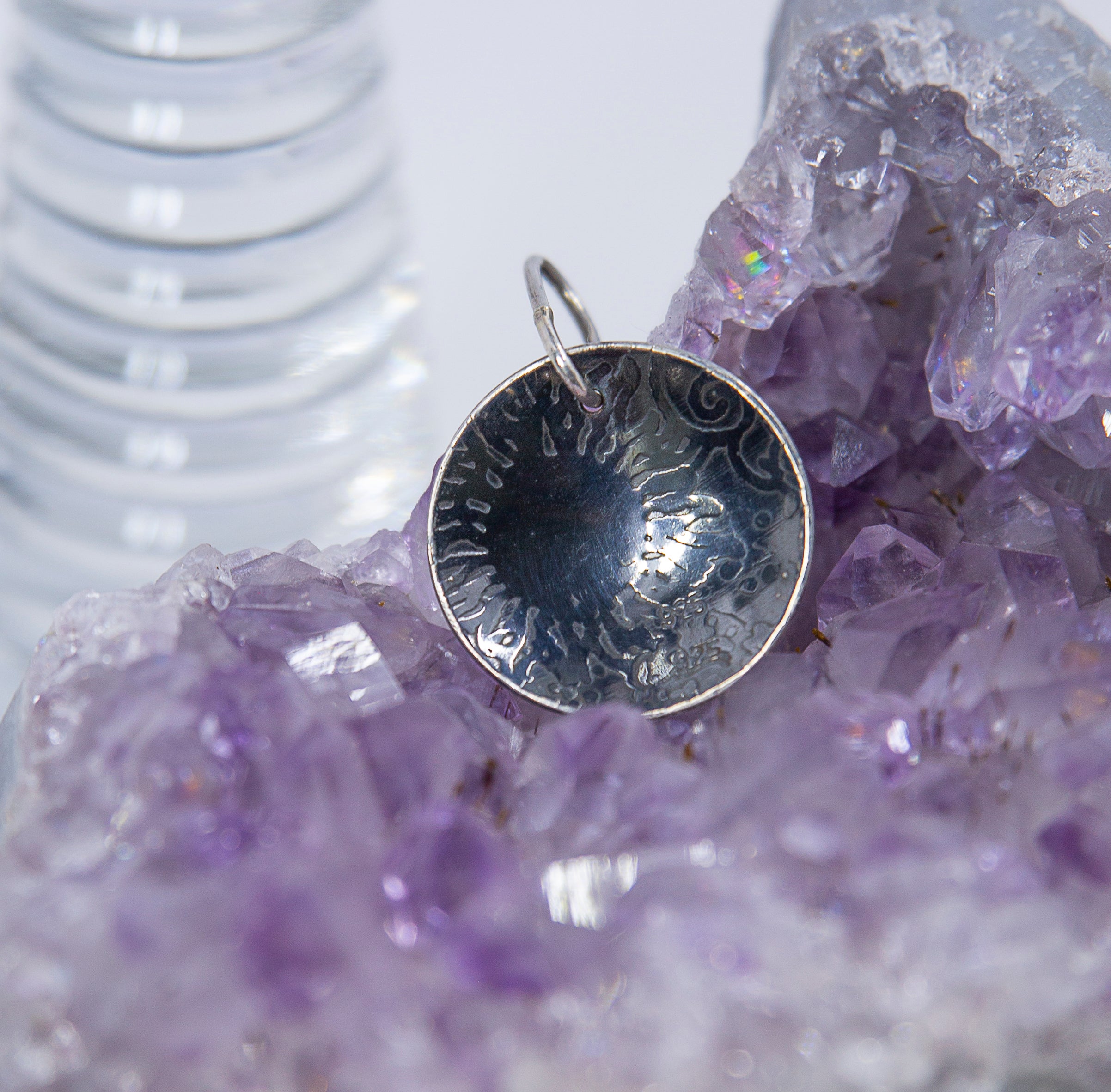 Sterling Silver Celestial Medallion Pendant