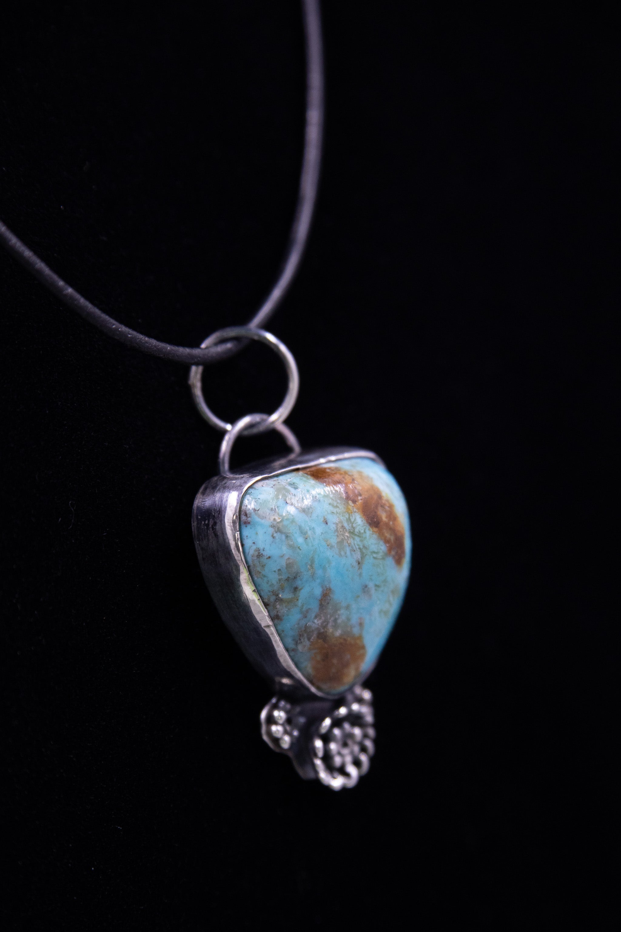 Turquoise Pendant Set in Sterling Silver