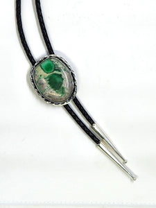 Bolo Tie - Utah Variscite set in Sterling Silver